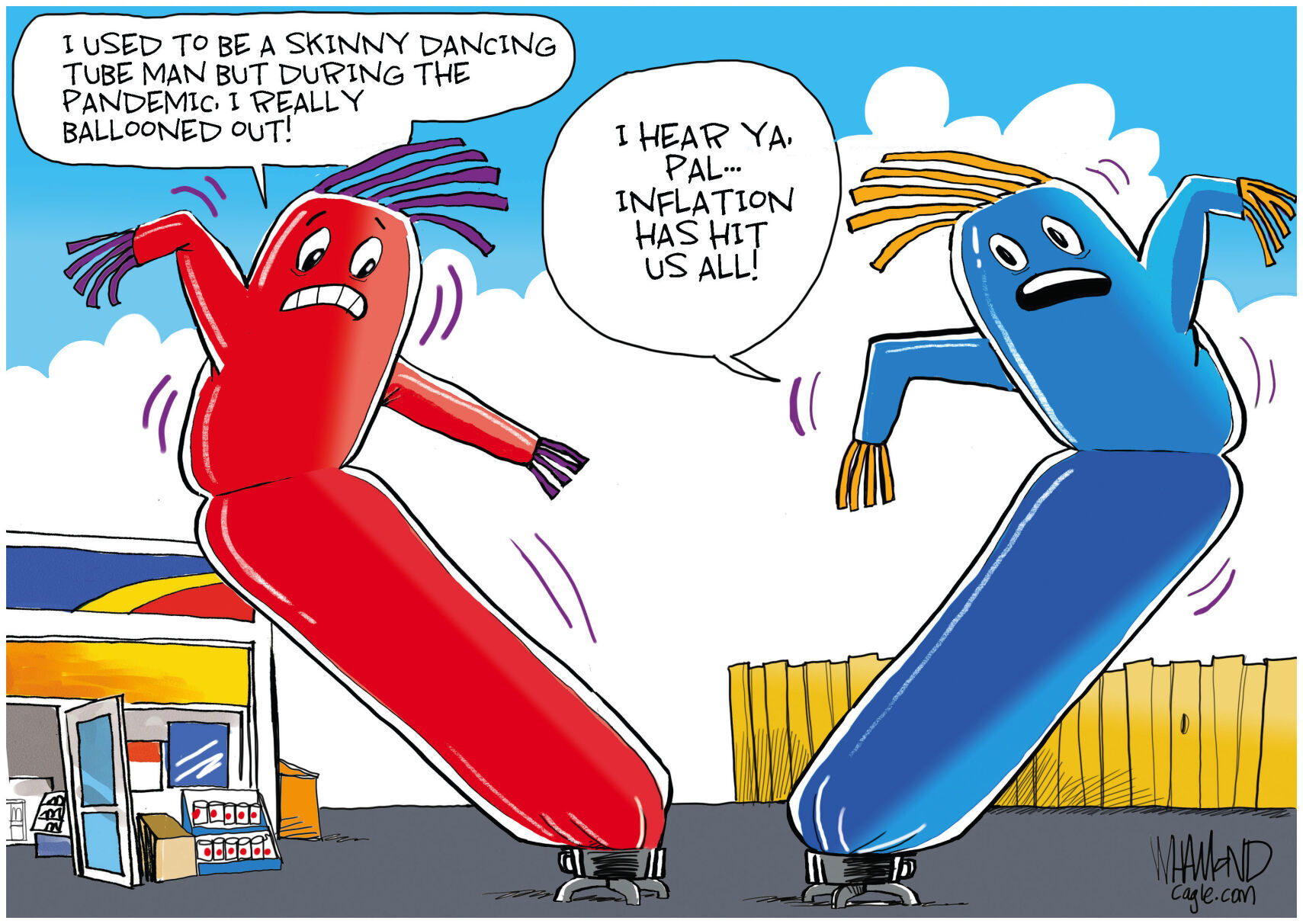 Ballooning inflation